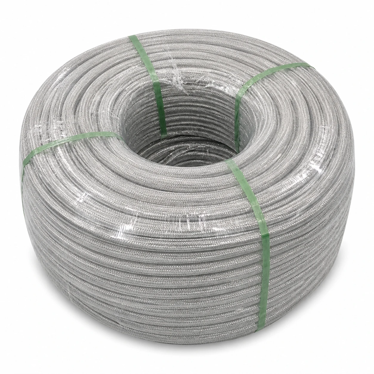 شیلنگ PVC–آلومینیوم ۸×۱۱ | رول 200 متری مناسب تکپایه و دو سر مهره
