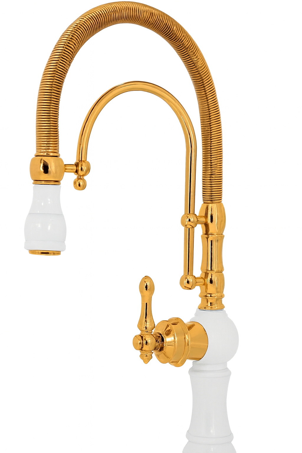 شیر ظرفشویی فنری دو منظوره مدل ونوس | طراحی کلاسیک با آبکاری